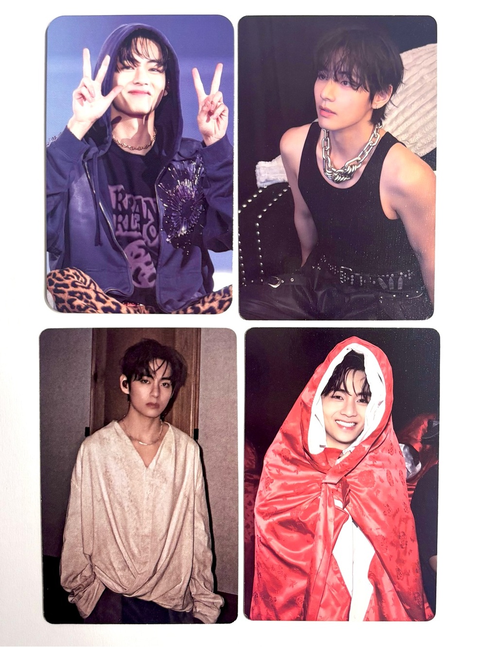 (4/$5) BTS V TAEHYUNG PHOTOCARD BUNDLE